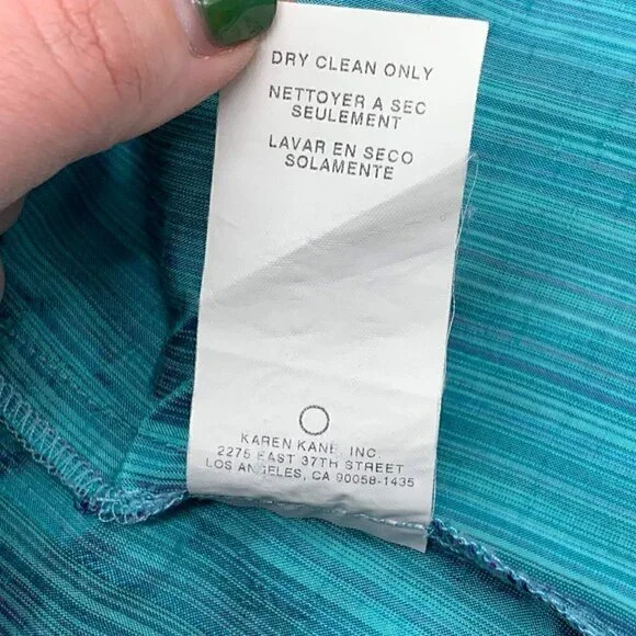 Karren Kane Lifestyle Turquoise & Purple Silk Set - Picture 8 of 8